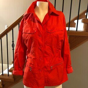 Ralph Lauren L-RL Lauren Active Jacket Orange sz M